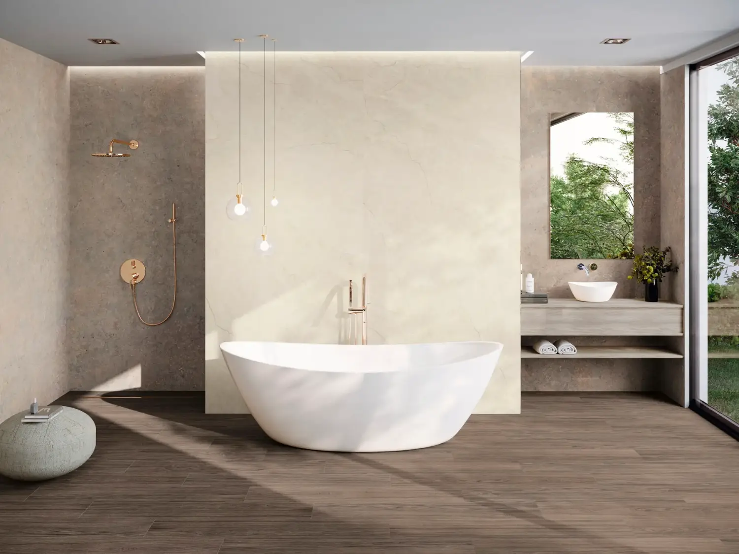 Baldocer Sorrento Sabbia Natural 120x280 mat — aranżacja