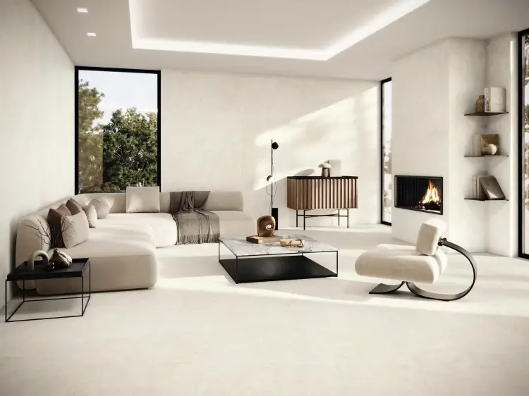 Baldocer Sorrento Sabbia Natural 80x80 mat — aranżacja