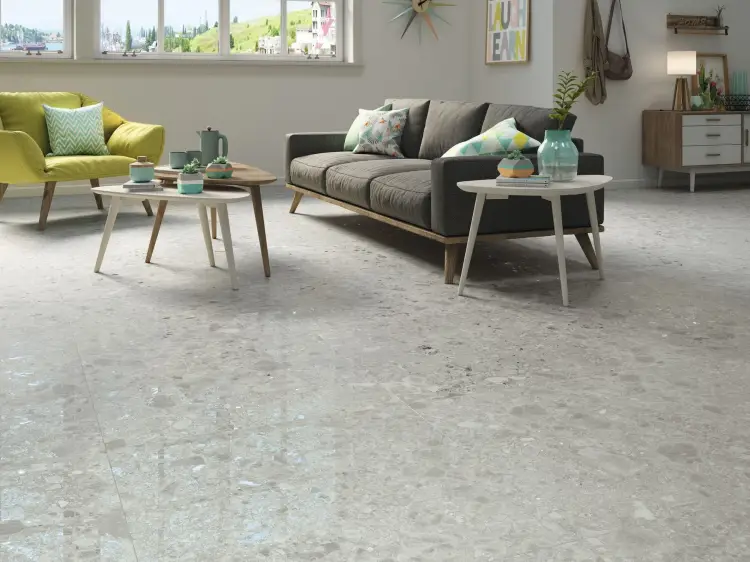 Baldocer Stone Hannover Black Esp. Rect 80x80 mat 20 mm antypoślizgowa — aranżacja