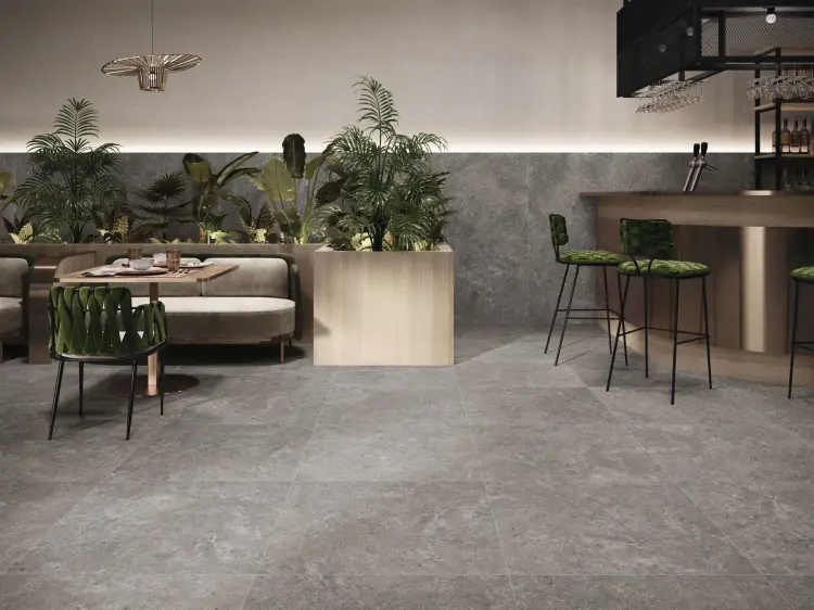 Baldocer Stoneland Grey 80x80 mat — aranżacja