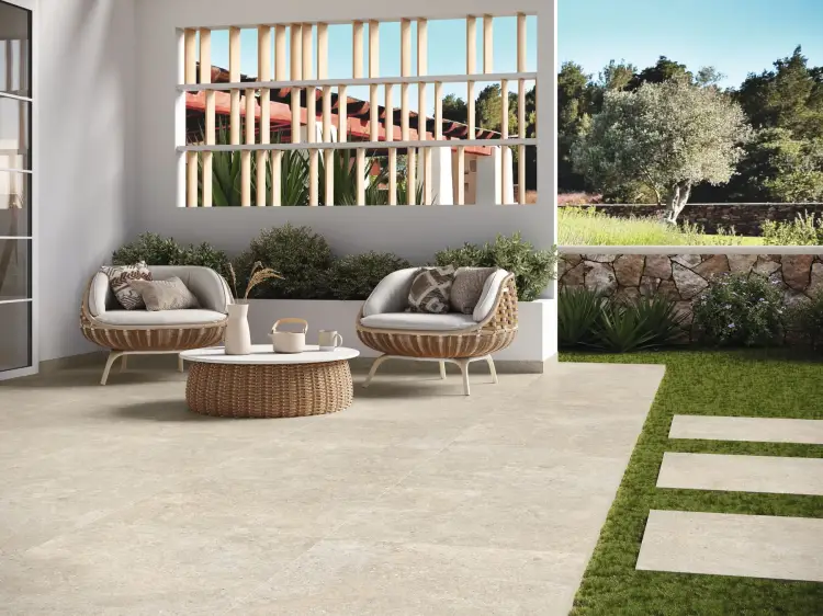 Baldocer Stoneland Grey 80x80 mat — aranżacja