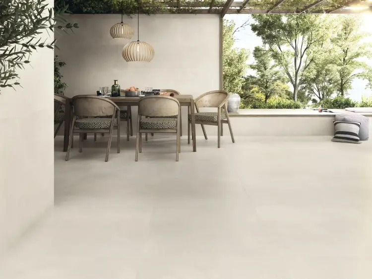 Baldocer Unik Ash 80x80 mat antypoślizgowa — aranżacja