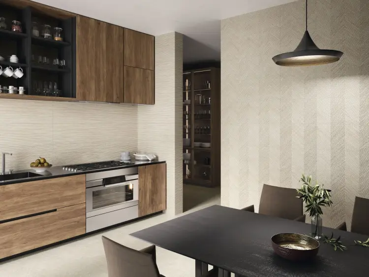 Baldocer Zig Larchwood Ipe 30x90 mat — aranżacja