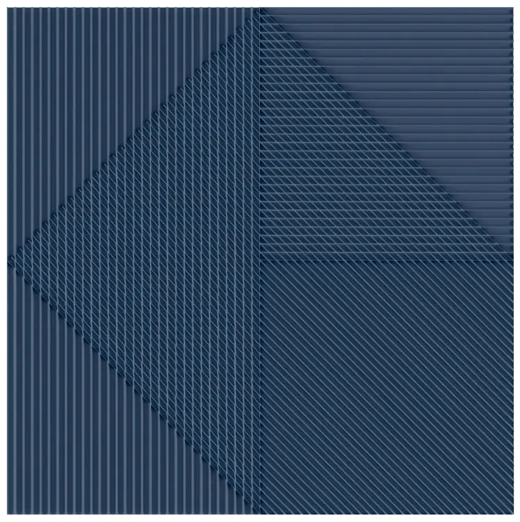 Harmony Lins by Yonoh Navy 20x20 mat — płytka