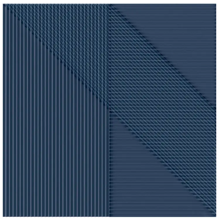 Harmony Lins by Yonoh Navy 20x20 mat — płytka
