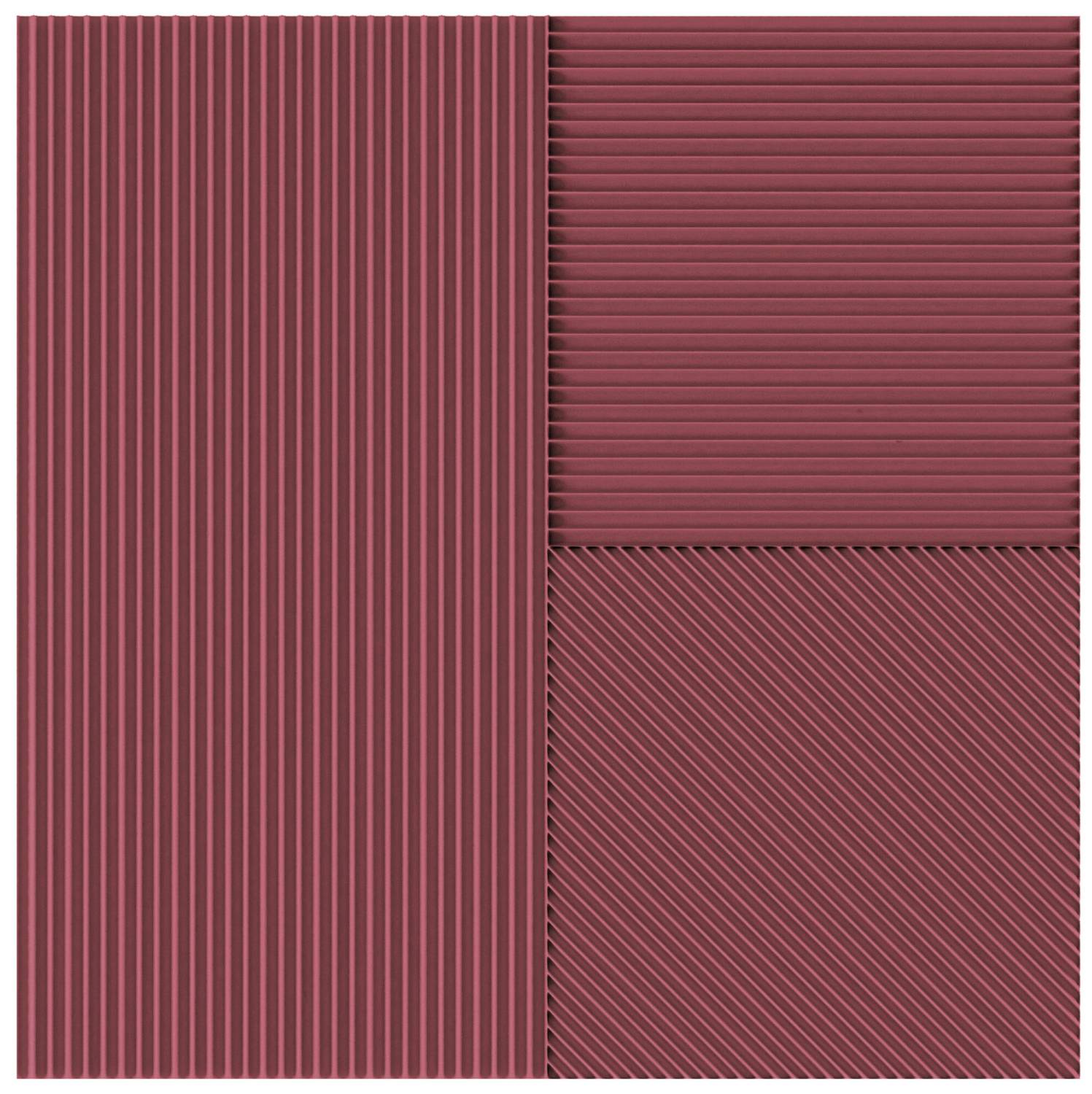 Harmony Lins by Yonoh Bordeaux 20x20 mat — płytka