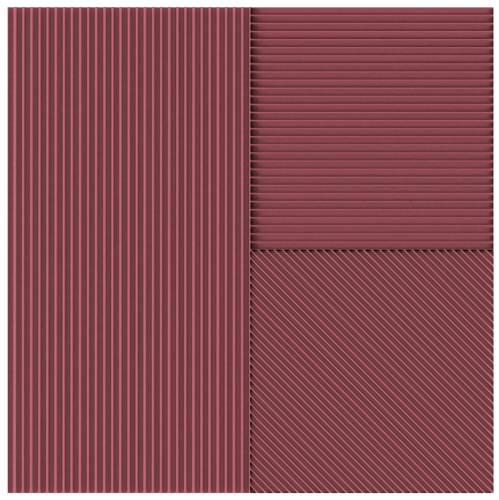 Harmony Lins by Yonoh Bordeaux 20x20 mat — płytka