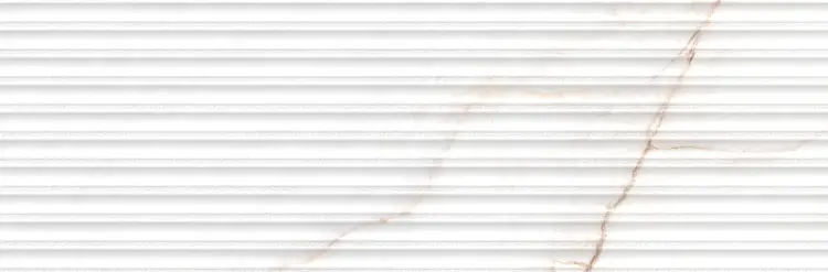 Museum Dahlia White Decor 33,3x100 mat rektyfikowana — płytka