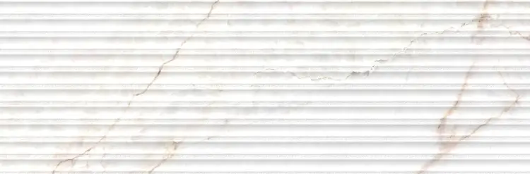 Museum Dahlia White Decor 33,3x100 mat rektyfikowana — płytka