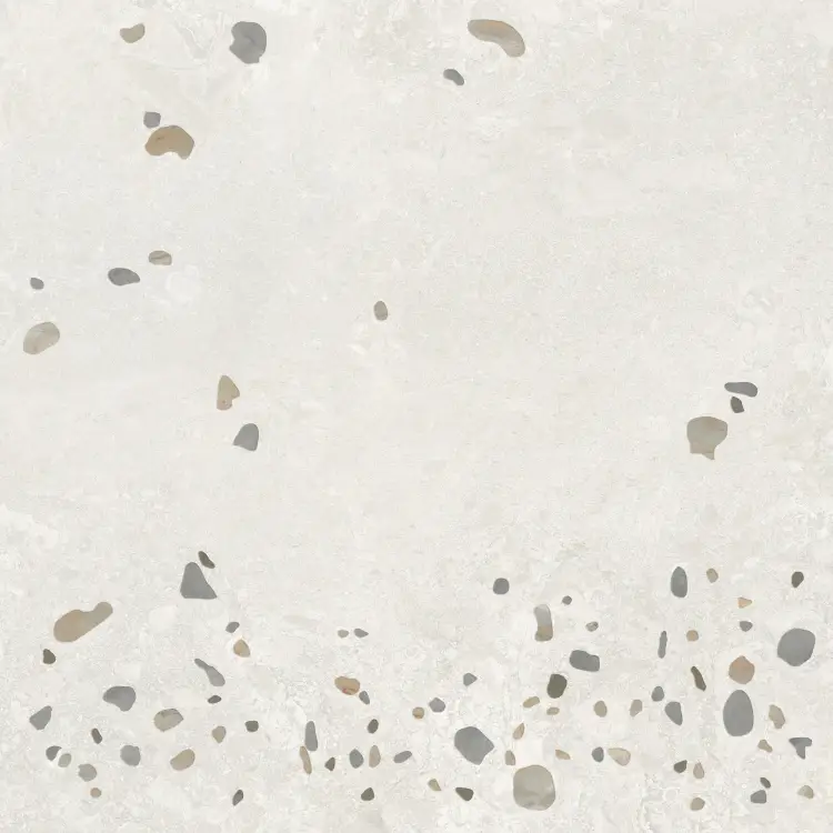 Harmony Awen White Decor 90x90 mat rektyfikowana — płytka