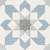 Harmony Doha Blue Flower 22,3x22,3 mat — płytka