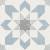 Harmony Doha Blue Flower 22,3x22,3 mat — płytka