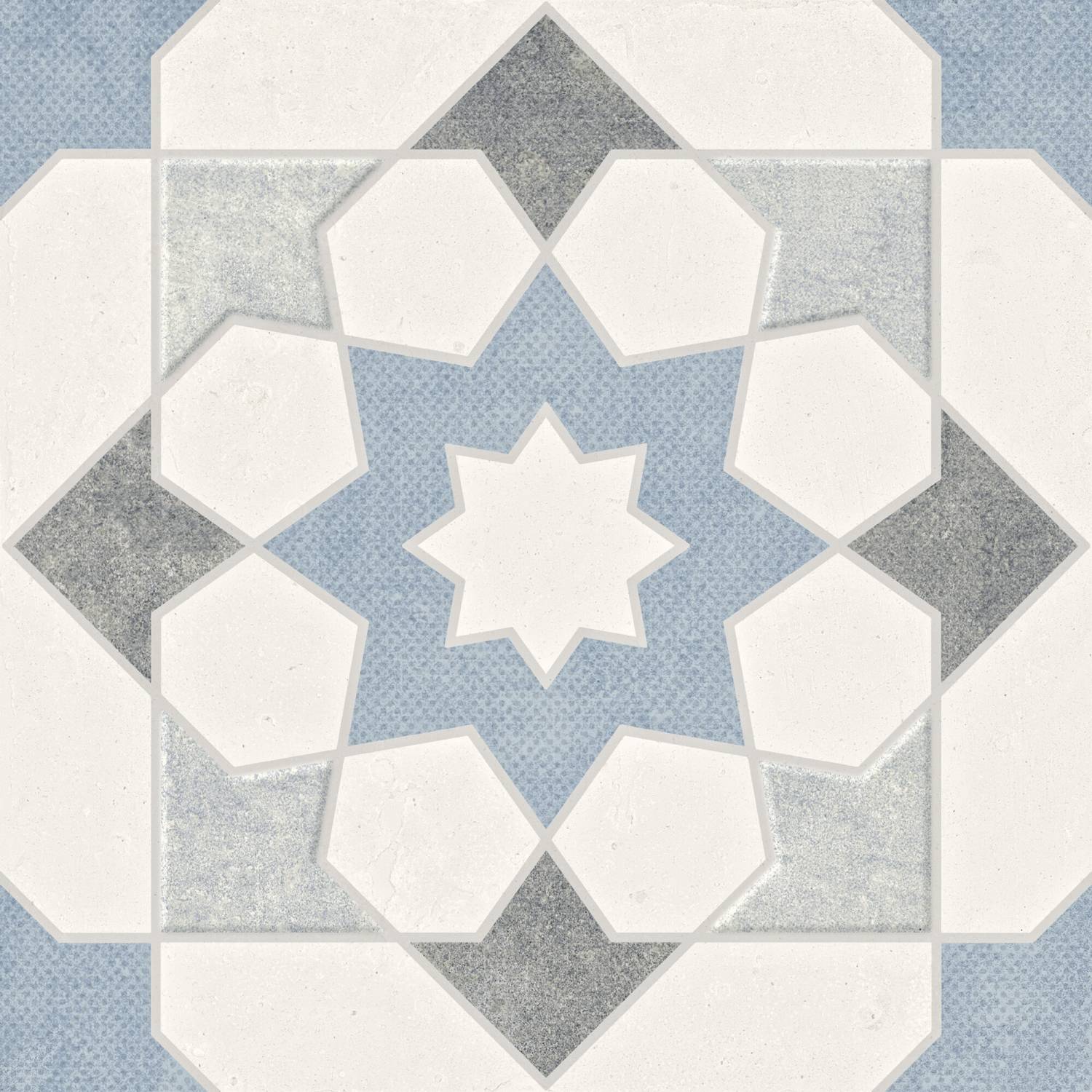 Harmony Doha Blue Star 22,3x22,3 mat — płytka