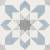 Harmony Doha Blue Flower 22,3x22,3 mat — płytka