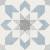 Harmony Doha Blue Flower 22,3x22,3 mat — płytka