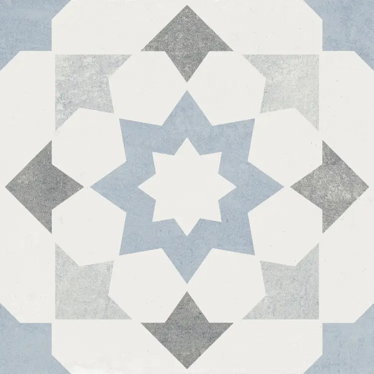 Harmony Doha Blue Star 22,3x22,3 mat — płytka