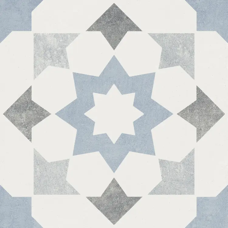 Harmony Doha Blue Star 22,3x22,3 mat — płytka
