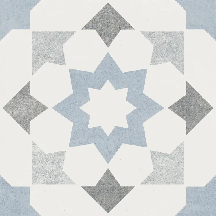 Harmony Doha Blue Star 22,3x22,3 mat — płytka