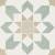 Harmony Doha Green Flower 22,3x22,3 mat — płytka