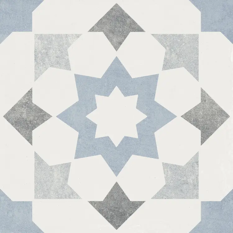 Harmony Doha Blue Star 22,3x22,3 mat — płytka