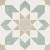 Harmony Doha Green Flower 22,3x22,3 mat — płytka