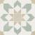 Harmony Doha Green Flower 22,3x22,3 mat — płytka
