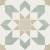 Harmony Doha Green Flower 22,3x22,3 mat — płytka