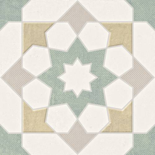 Harmony Doha Green Star 22,3x22,3 mat — płytka