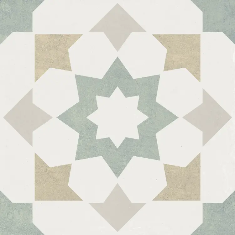 Harmony Doha Green Star 22,3x22,3 mat — płytka