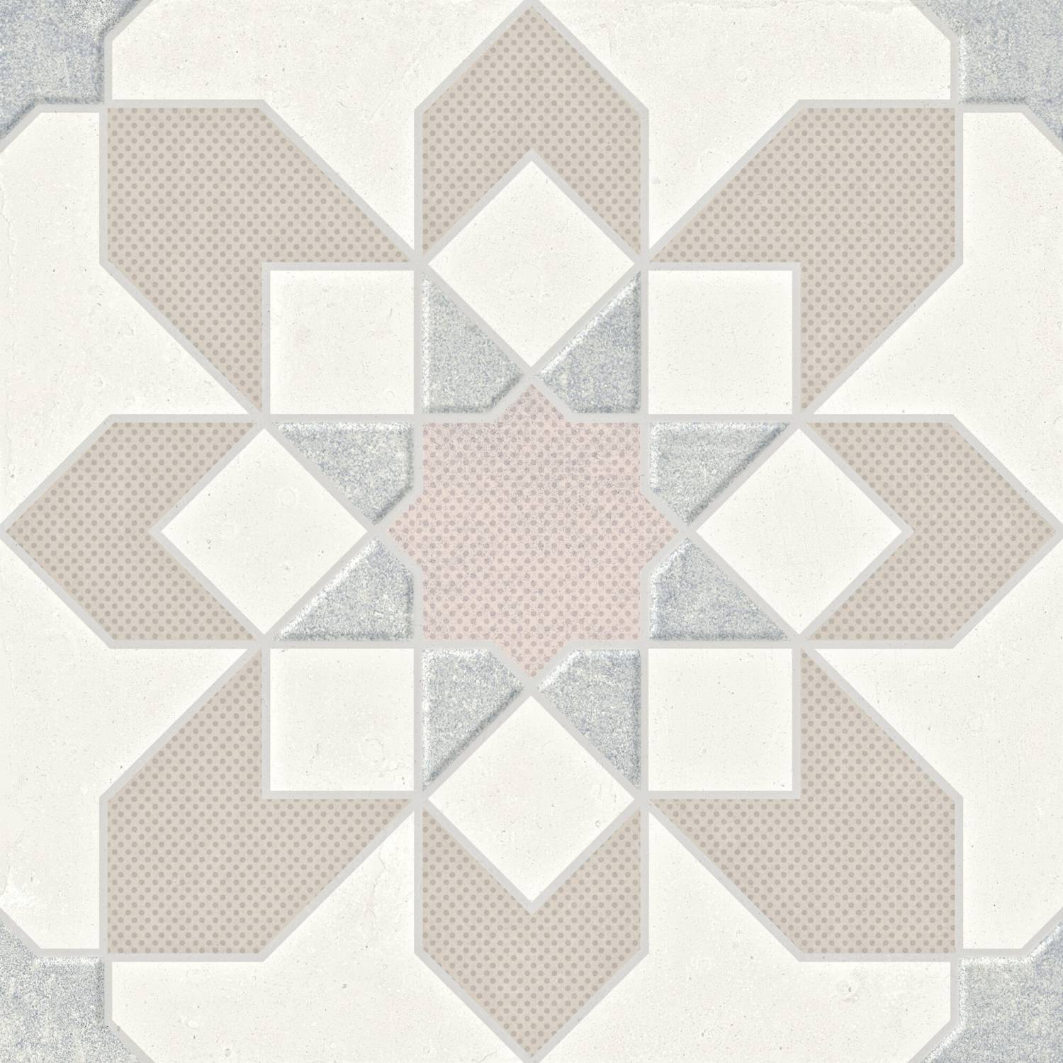 Harmony Doha Taupe Flower 22,3x22,3 mat — płytka