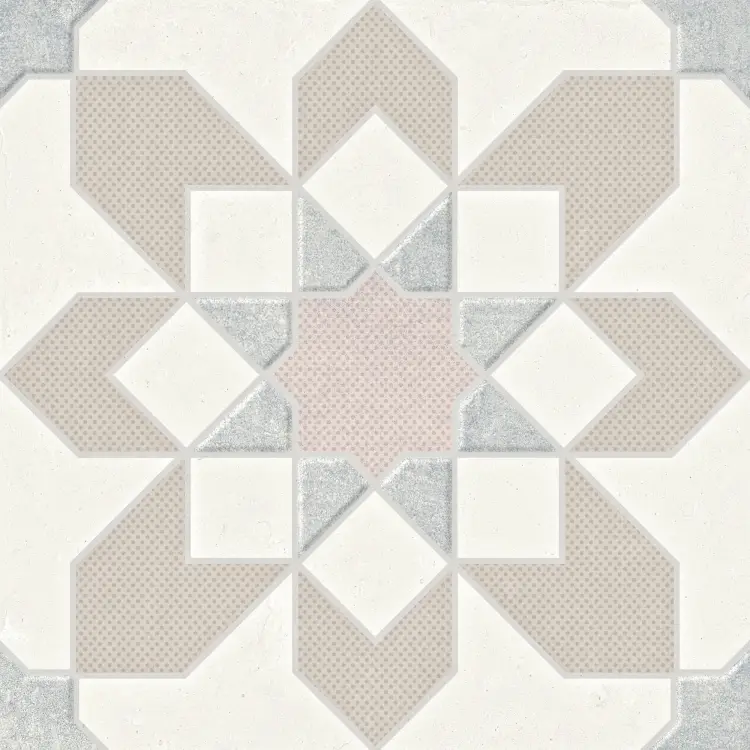 Harmony Doha Taupe Flower 22,3x22,3 mat — płytka