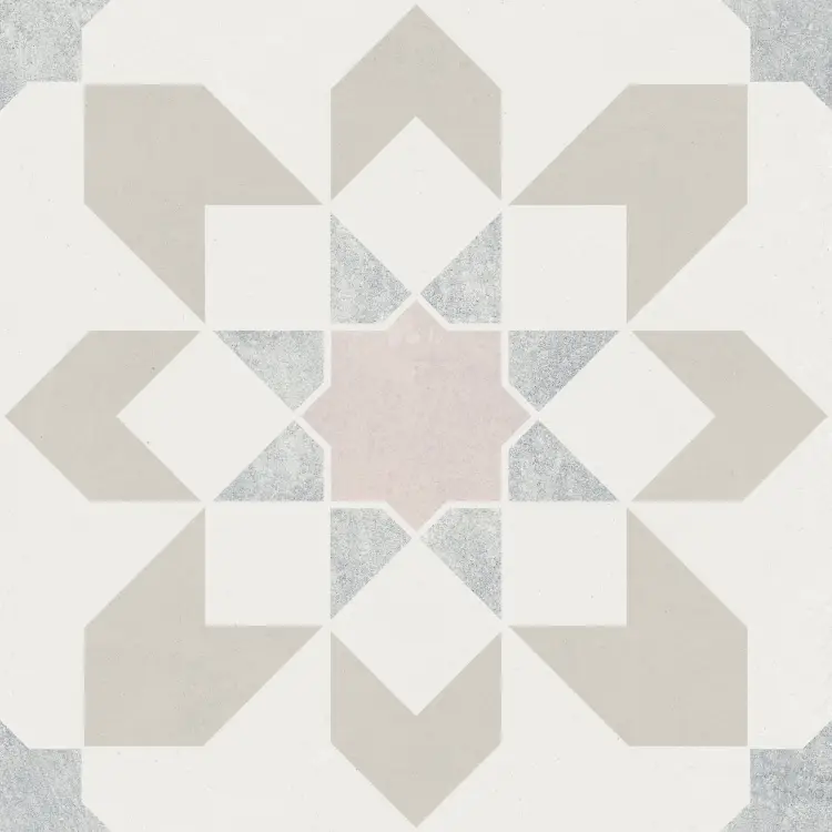 Harmony Doha Taupe Flower 22,3x22,3 mat — płytka