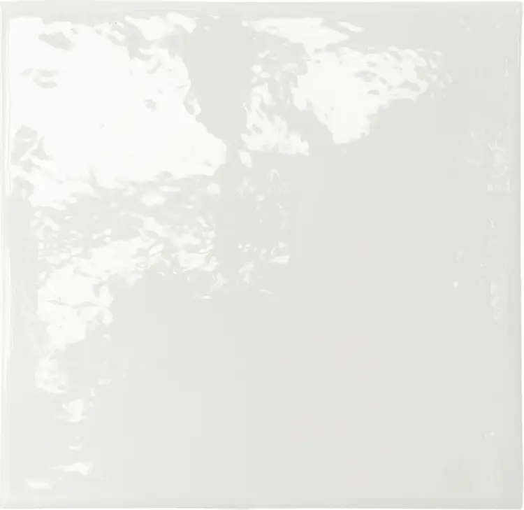 Harmony Drip by Stone Designs White Plain 13,2x13,2 mat — płytka