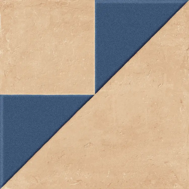 Harmony Kora Clay Decor Blue Lt 22,3x22,3 mat — płytka