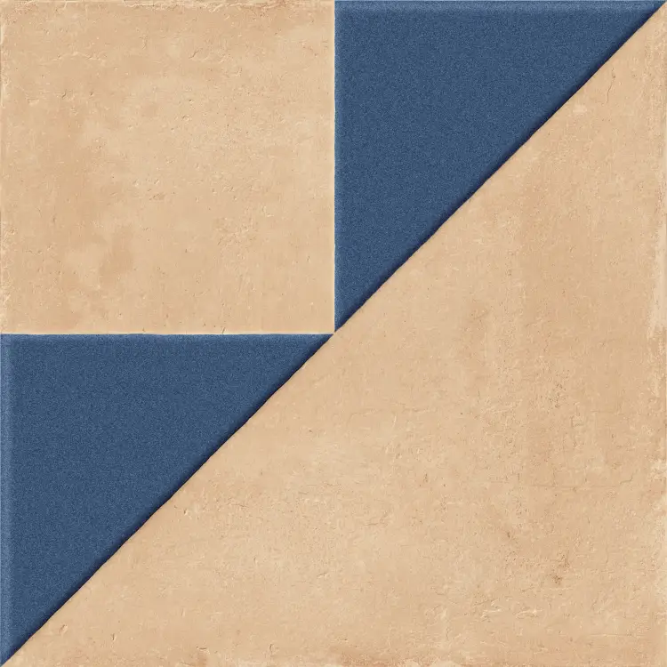 Harmony Kora Clay Decor Blue Lt 22,3x22,3 mat — płytka