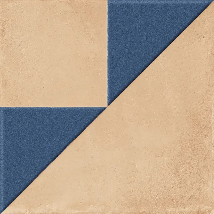 Harmony Kora Clay Decor Blue Lt 22,3x22,3 mat — płytka
