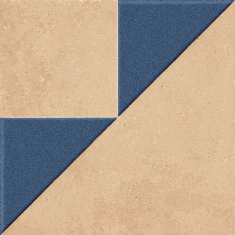 Harmony Kora Clay Decor Blue Lt 22,3x22,3 mat — płytka