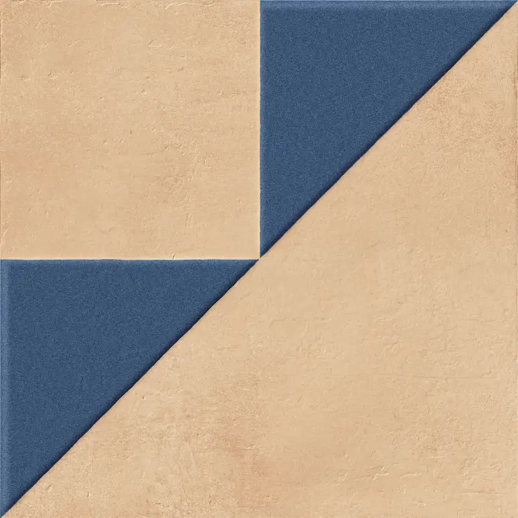 Harmony Kora Clay Decor Blue Lt 22,3x22,3 mat — płytka