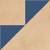 Harmony Kora Clay Decor Blue Lt 22,3x22,3 mat — płytka