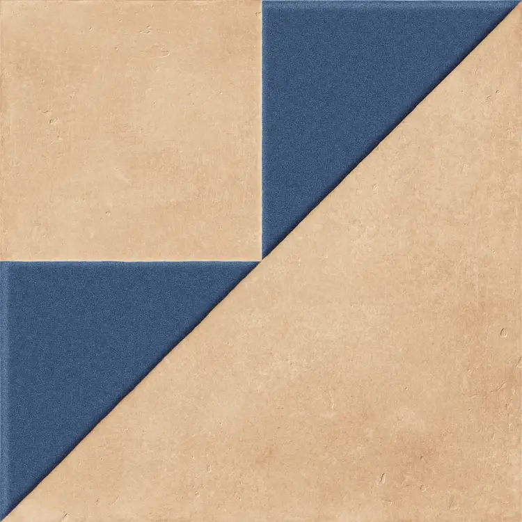 Harmony Kora Clay Decor Blue Lt 22,3x22,3 mat — płytka
