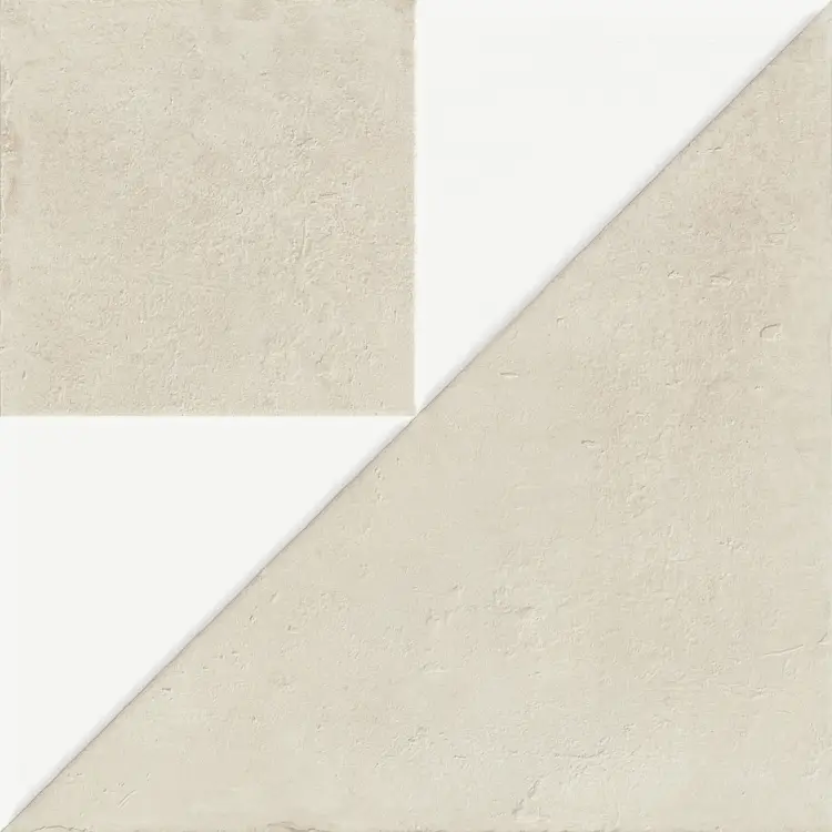 Harmony Kora White Decor White Lt 22,3x22,3 mat — płytka