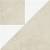 Harmony Kora White Decor White Lt 22,3x22,3 mat — płytka