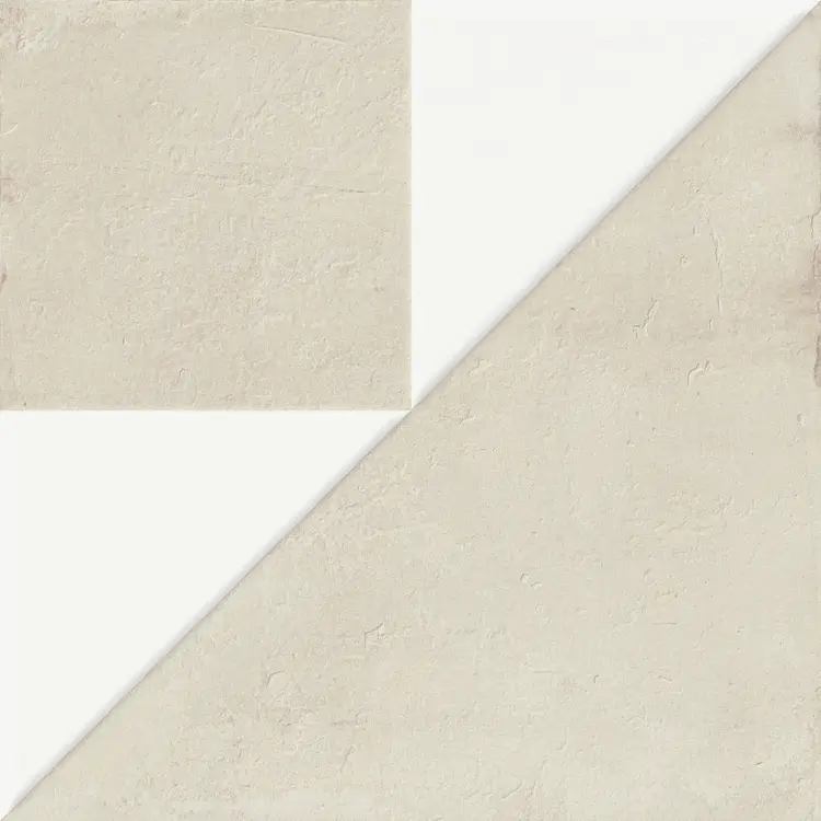 Harmony Kora White Decor White Lt 22,3x22,3 mat — płytka