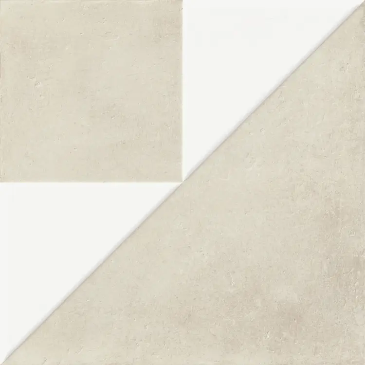 Harmony Kora White Decor White Lt 22,3x22,3 mat — płytka