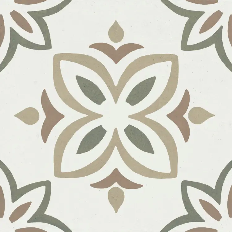 Harmony Provenza Green Bloom 22,3x22,3 mat — płytka