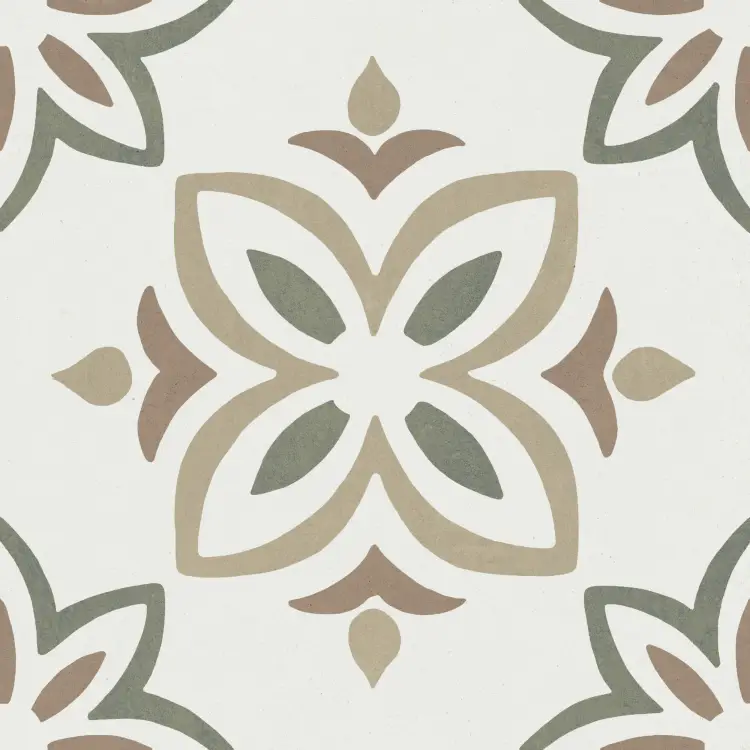 Harmony Provenza Green Bloom 22,3x22,3 mat — płytka