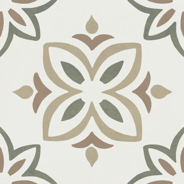 Harmony Provenza Green Bloom 22,3x22,3 mat — płytka