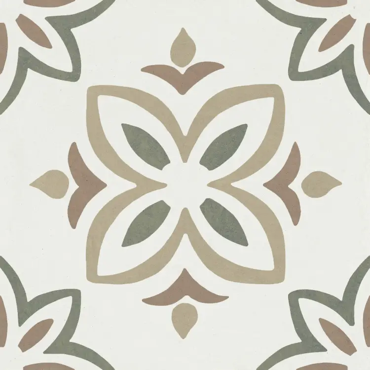 Harmony Provenza Green Bloom 22,3x22,3 mat — płytka