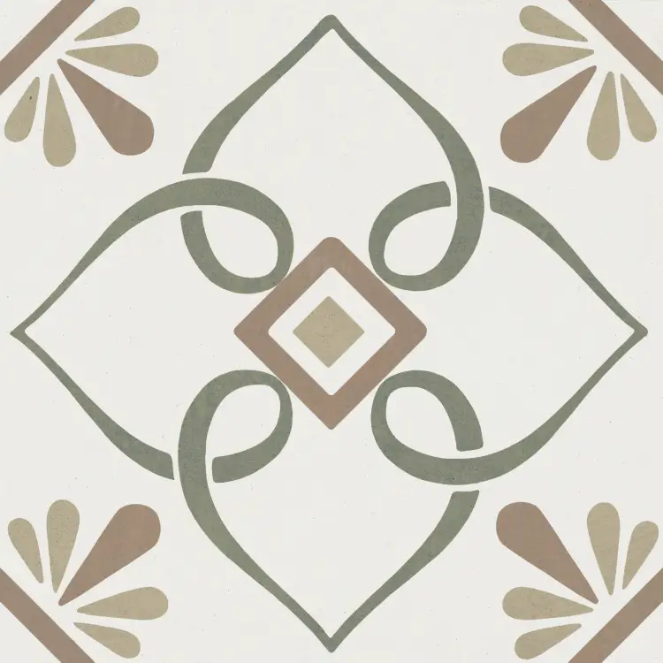 Harmony Provenza Green Petals 22,3x22,3 mat — płytka