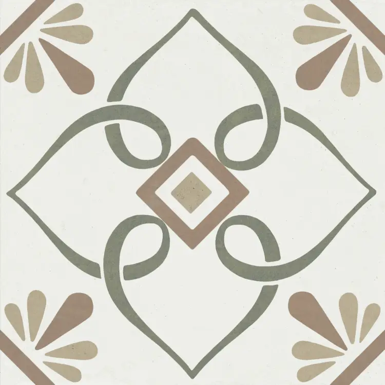 Harmony Provenza Green Petals 22,3x22,3 mat — płytka